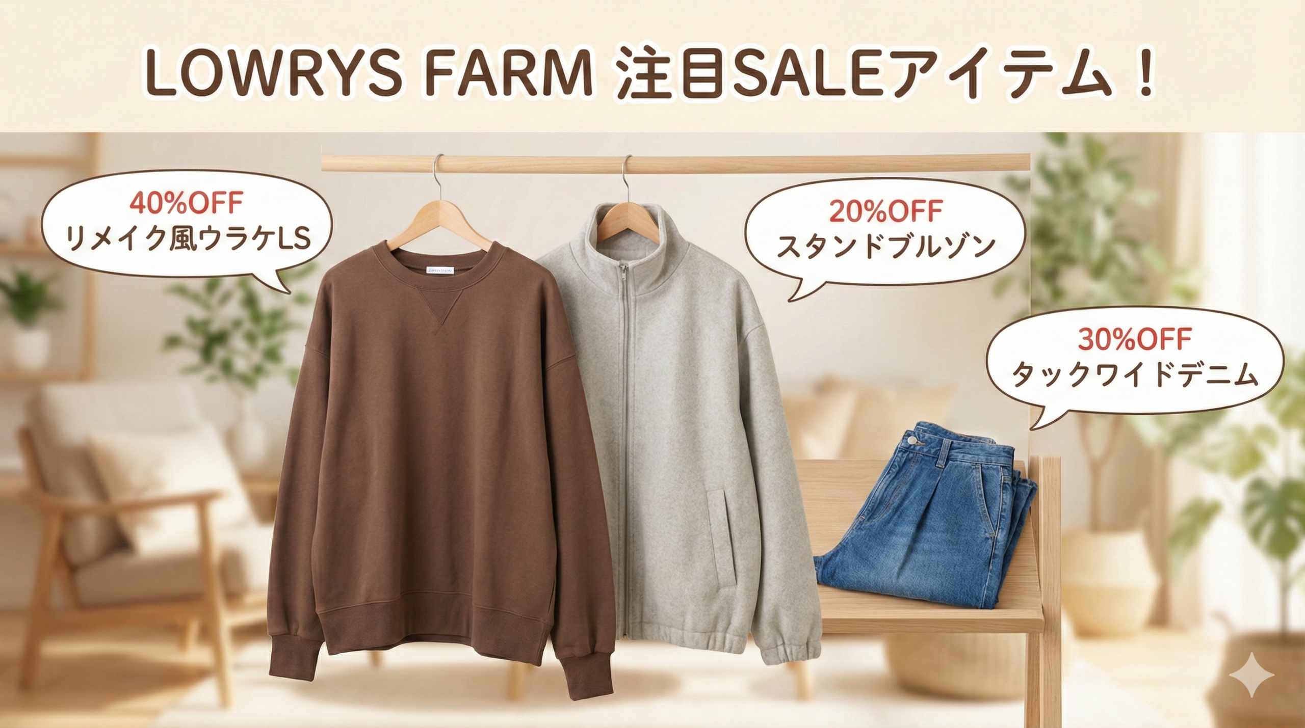 LOWRYS FARMに関する記事のアイキャッチ画像
